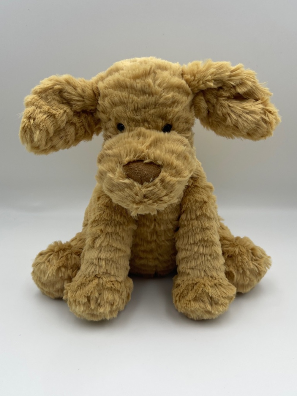 BNWT RARE Jellycat FUDDLEWUDDLE PUPPY Soft Plush Tan Dog 9" Gold Brown toy cute